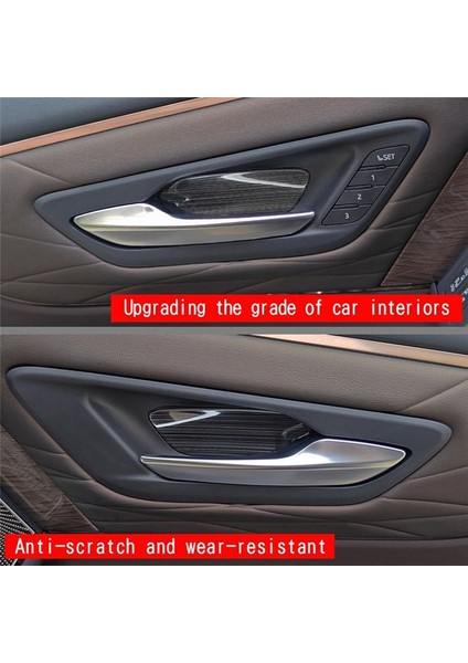 Toyota Alphard/vellfire 40 Serisi 2023+ Siyah Için Araba Paslanmaz Çelik Iç Kapı Kasesi Panel Trim Sticker (Yurt Dışından) fiyatları