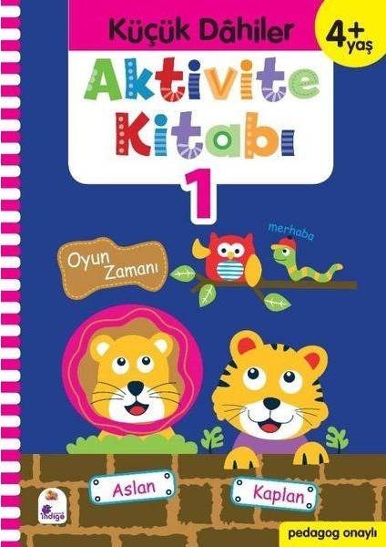 Küçük Dahiler Aktivite Kitabı 1 (4+ Yaş)