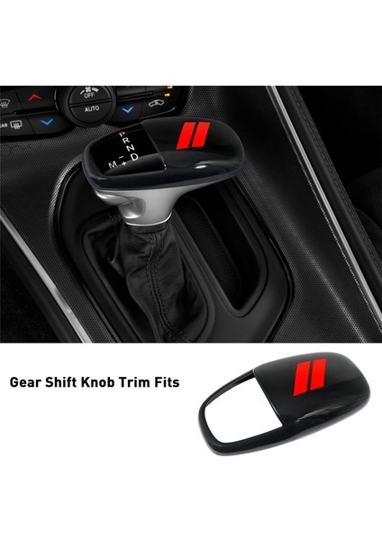 Dodge Challenger Charger Için 2015-2022 Durango 2016-2023 Dişli Vites Düğmesi Kafa Kapağı Trim Aksesuarları (Yurt Dışından) modelleri