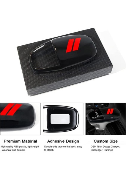 Dodge Challenger Charger Için 2015-2022 Durango 2016-2023 Dişli Vites Düğmesi Kafa Kapağı Trim Aksesuarları (Yurt Dışından) fırsatları