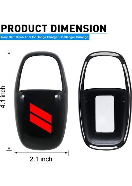 Dodge Challenger Charger Için 2015-2022 Durango 2016-2023 Dişli Vites Düğmesi Kafa Kapağı Trim Aksesuarları (Yurt Dışından) indirimleri