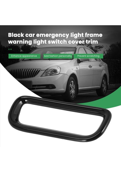 6x Araç Tehlike Acil Durum Işık Çerçevesi Uyarı Lamba Anahtarı Kapak Honda Vezel Hr-V Hrv 2021 2022 Siyah (Yurt Dışından) fırsatları