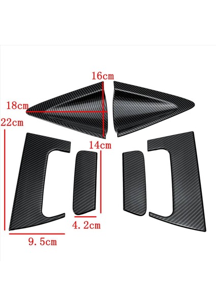 12X Araba Karbon Fiber Yan Arka Kapı Kolu Kapak Kapağı Honda Hr-V Hrv 2016-2018 (Yurt Dışından) indirimleri