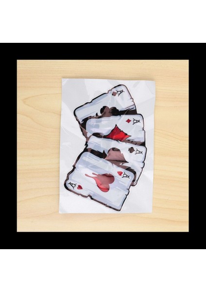 2x Araba Çıkartmaları Komik Poker Desen Kamyon Araç Gövde Pencere Yansıtıcı Çıkartma Dekalleri Dekorasyon (Yurt Dışından) fırsatları