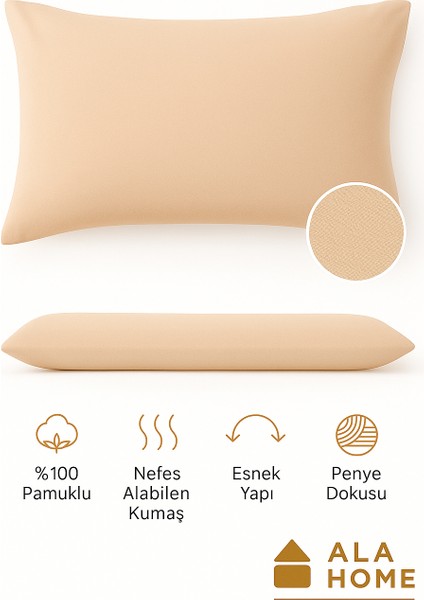 2'li Penye Yastık Kılıfı Seti | %100 Pamuk | Flaplı fiyatları