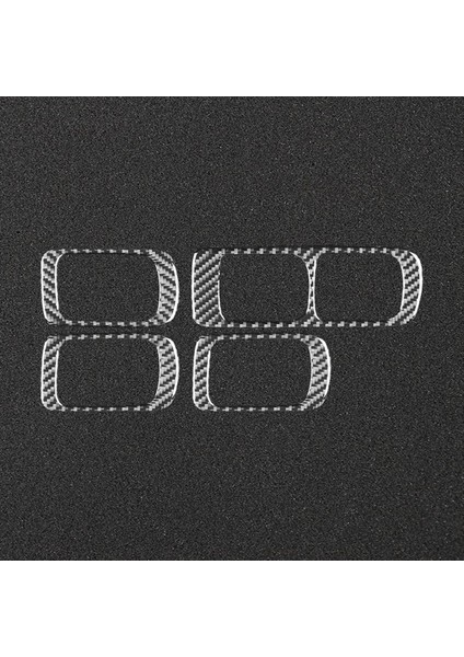 Porsche Için Cayenne 2003-2010 Lhd Karbon Fiber Araba Pencere Kaldırma Anahtarı Düğmesi Paneli Kapak Kaplama Aksesuarları (Yurt Dışından) indirimleri