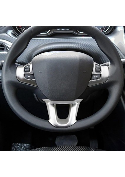 6 Pcs/set Araç Dısıng Sıng Dekorasyon Kapağı Döşeme Sticker Peugeot 2008 208 308 2014-2018 Parlak Gümüş (Yurt Dışından) modelleri