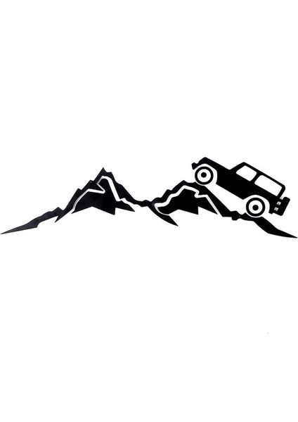 Jeep Wrangler Için Jl Gladiator Jt 2018-2023 Gösterge Paneli Eldiveni Box Mountain Scene Pvc Decal Sticker Aksesuarları (Yurt Dışından)