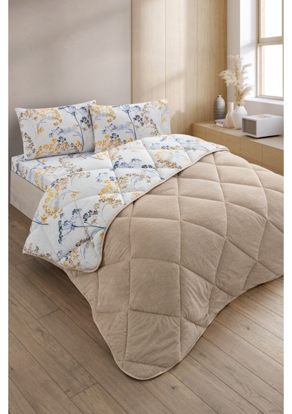 Nordelle Battal Boy Lüx Wellsoft Yorgan Çift Taraflı - 2 Adet Yastık Kılıflı Yorgan Seti 215X235 cm fiyatları