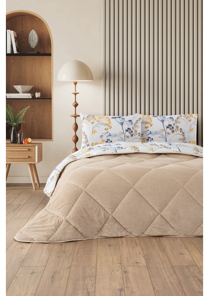 Nordelle Battal Boy Lüx Wellsoft Yorgan Çift Taraflı - 2 Adet Yastık Kılıflı Yorgan Seti 215X235 cm modelleri