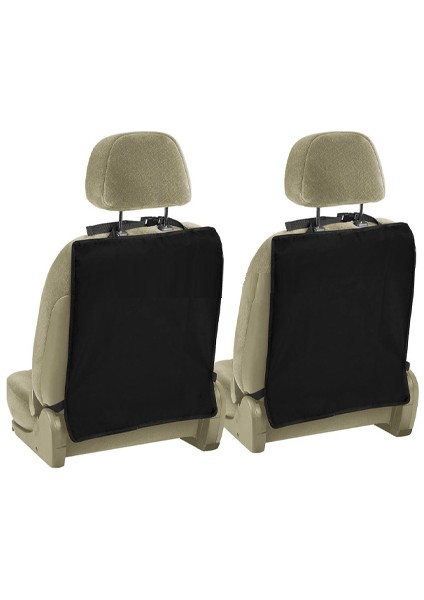 Araba Koltuk Arkası Koruyucu 2 Li Kılıf - Siyah indirimleri