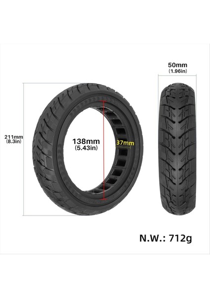 Xiaomi M365 Scooter Için Patlamaya Dayanıklı Off-Road Katı Lastik (Yurt Dışından) fiyatları