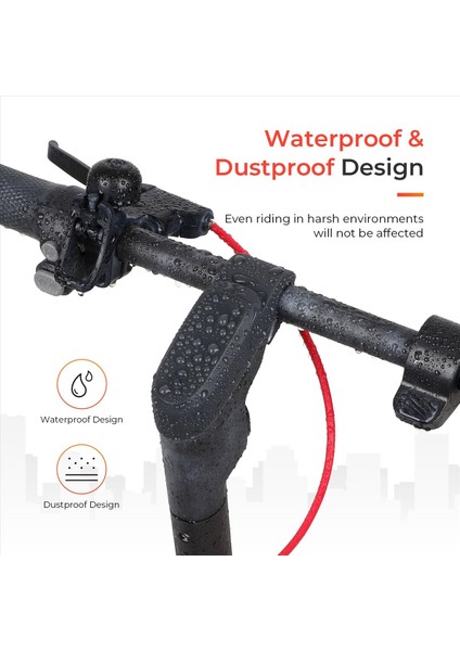 Ninebot Elektrikli Scooter Ekran Gösterge Paneli Için Koruyucu Kılıf Siyah (Yurt Dışından) fiyatları