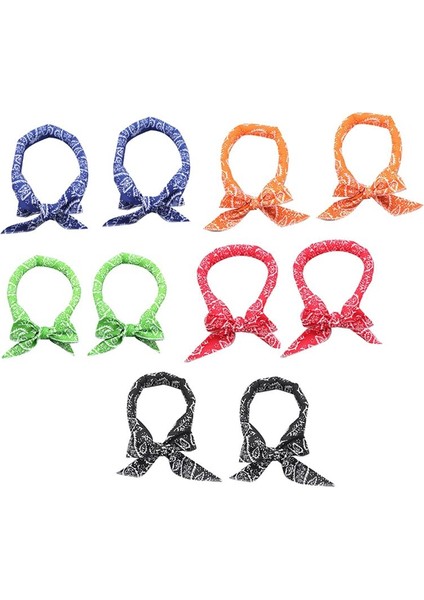 10 Adet Soğutucu Boyun Bandı Soğutucu Atkı Buz Bandanaları (Yurt Dışından) fırsatları