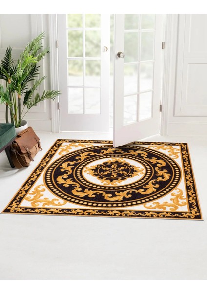 Yıkanabilir Kaymaz Taban Kare Halı Kilim Yolluk Hediyelik