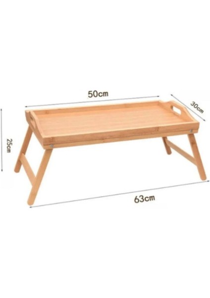 Katlanır Ayaklı Bambu Keyif Tepsisi fırsatları