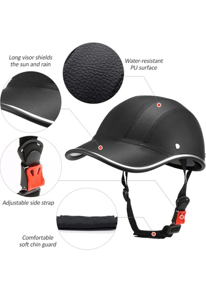 Bisiklet Beyzbol Kaskları Yetişkinler Için Bisiklet Kaskı - Abs+Pu Deri Kask (Yurt Dışından) fırsatları