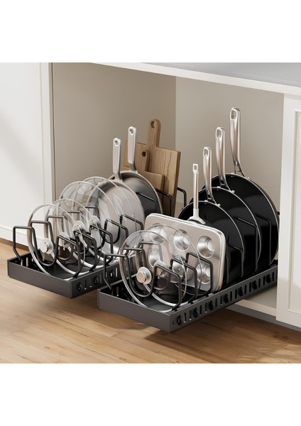 Teleskopik Raylı Tava Tencere Organizeri fırsatları