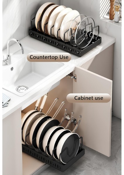 Teleskopik Raylı Tava Tencere Organizeri indirimleri