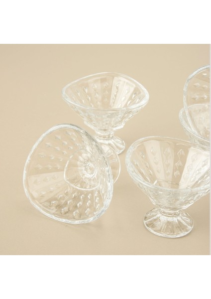 Alder 6'lı Ayaklı Kase - Şeffaf fiyatları