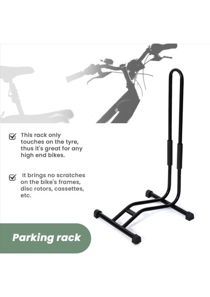 Bisiklet Standı Bisiklet Zemin Park Rafı Saklama Standı Sünger Pedli (Yurt Dışından) fırsatları