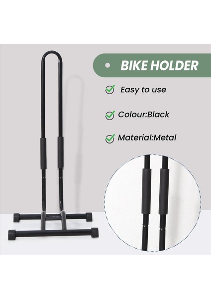 Bisiklet Standı Bisiklet Zemin Park Rafı Saklama Standı Sünger Pedli (Yurt Dışından) indirimleri