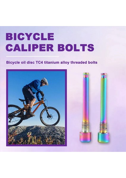 Rısk 2 Adet Titanyum Fren Balatası Dişli Pimleri Shımano Xt, Rainbow Için (Yurt Dışından) fırsatları