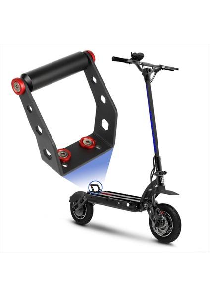 Arka Braket Kolu Kiti Scooter Modifiye Aksesuarları Siyah+Kırmızı (Yurt Dışından) fırsatları