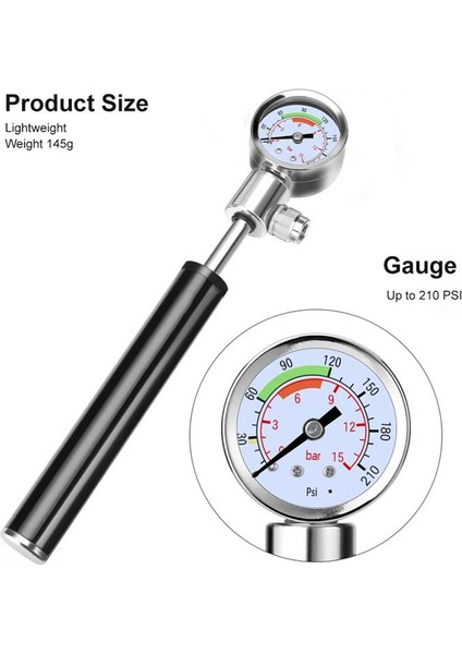 Bisiklet Pompası Dağ Bisikleti Presta Valf Pompası (Yurt Dışından) fiyatları