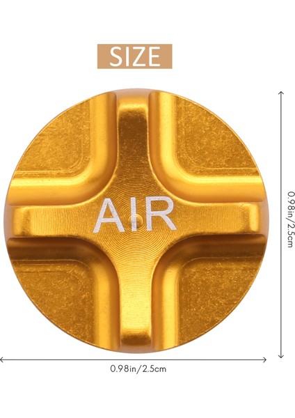 Bisiklet Hava Valfi Kapakları Bisiklet Süspansiyonu Bisiklet Ön Çatal Parçaları Altın (Yurt Dışından) fırsatları