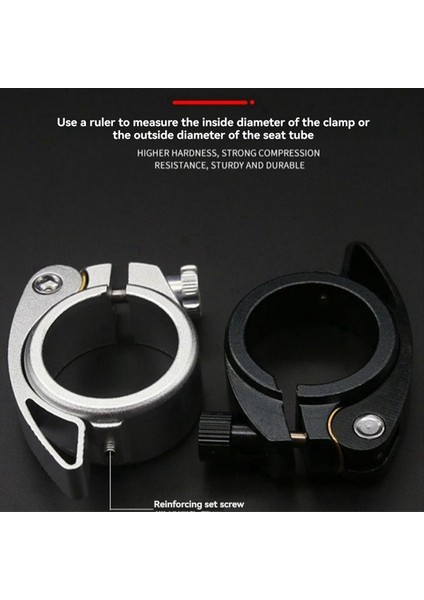 Bisiklet Koltuk Boru Kelepçesi 38 mm Siyah Sp8 Boru Kelepçesine Uygundur (Yurt Dışından) fırsatları