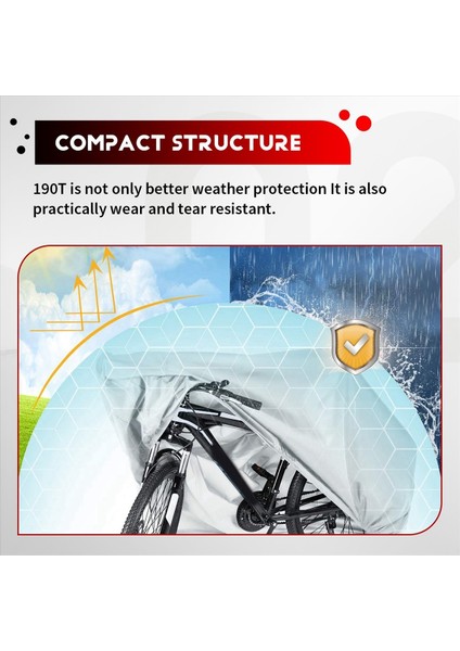 Su Geçirmez Bisiklet Kılıfı Ağır Hizmet Tipi Xl Uv Yağmur Kar Toz Saklama Için (Yurt Dışından) indirimleri