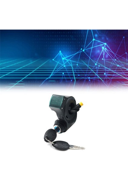 Kugoo M4 Xiaomi M365 Için E-Bisiklet Dijital Voltaj Gösterge Anahtarı 3pin (Yurt Dışından) fırsatları