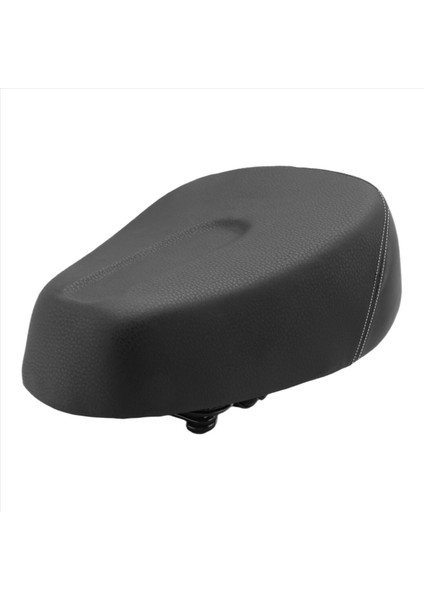 E-Bisiklet Sele Genişletilmiş Dört Yaylı Mtb Bisiklet Seleleri Yumuşak Ped, Siyah (Yurt Dışından)