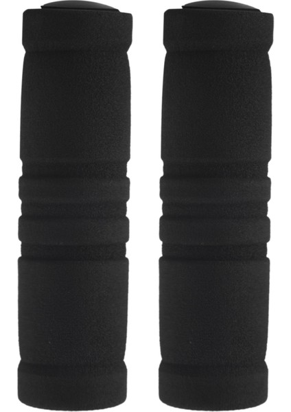Mtb Bisiklet Gidonu Yumuşak Sünger Çubuk Tutacakları Siyah Için 1 Çift (Yurt Dışından)