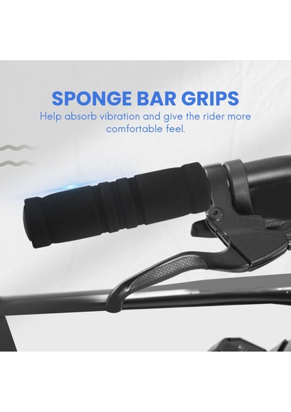 Mtb Bisiklet Gidonu Yumuşak Sünger Çubuk Tutacakları Siyah Için 1 Çift (Yurt Dışından) indirimleri