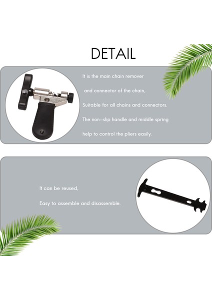 Bisiklet Zinciri Tamir Alet Seti, Zincir Aşınma Göstergesi Kontrol Cihazı (Yurt Dışından) indirimleri