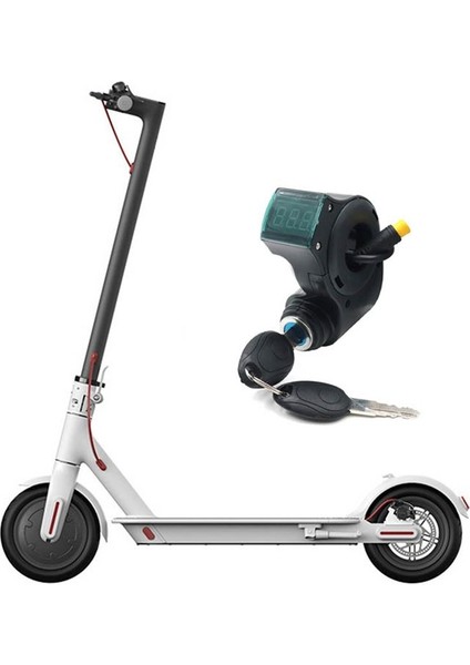 Kugoo M4 Xiaomi M365 Için E-Bisiklet Dijital Voltaj Gösterge Anahtarı 3pin (Yurt Dışından) indirimleri