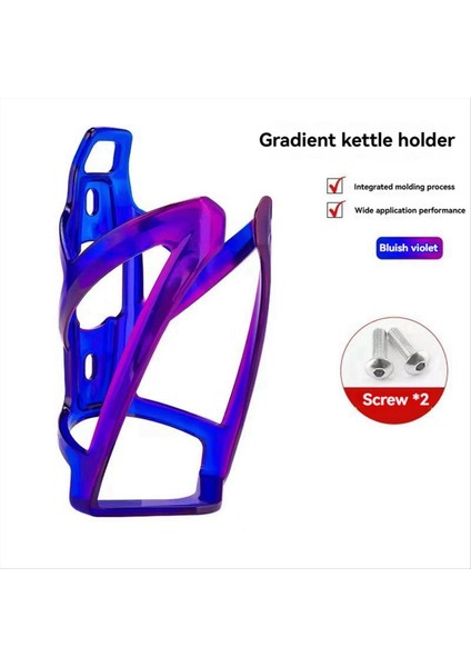 Bisiklet Su Isıtıcısı Rafı Dağ Bisikleti Su Şişesi Braketi Mor-Mavi (Yurt Dışından) fiyatları