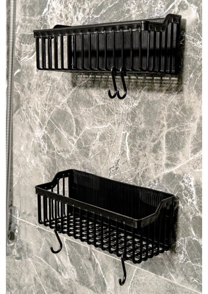 Storm Mafsallı Mop Temizlik Seti + 2 Adet Plastik Yapışkanlı Duş Rafı Organizer - 2li Set R5C7MD indirimleri