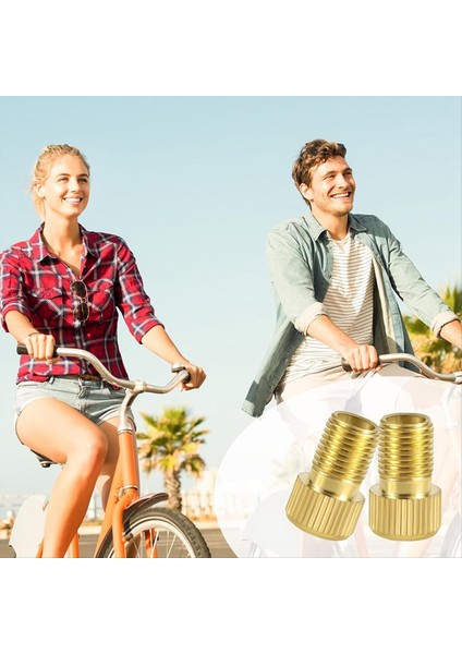 Bisiklet Valf Adaptörü Seti, Pirinç Lastik Valf Adaptörü Bilyalı Pompa Iğnesi (Yurt Dışından) modelleri