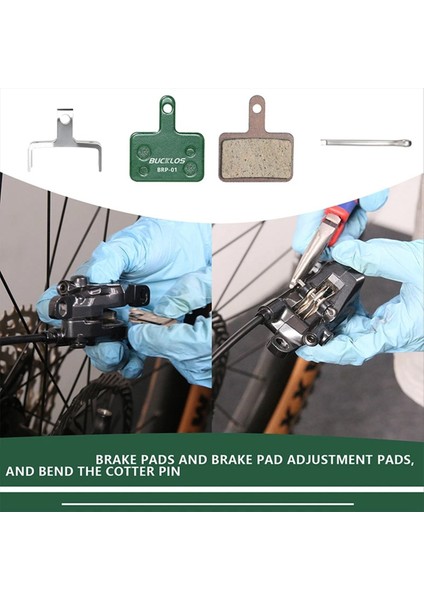 Bucklos Bisiklet Fren Balataları Bisiklet Hidrolik Disk Fren Balatası 2 Çift (Yurt Dışından) modelleri