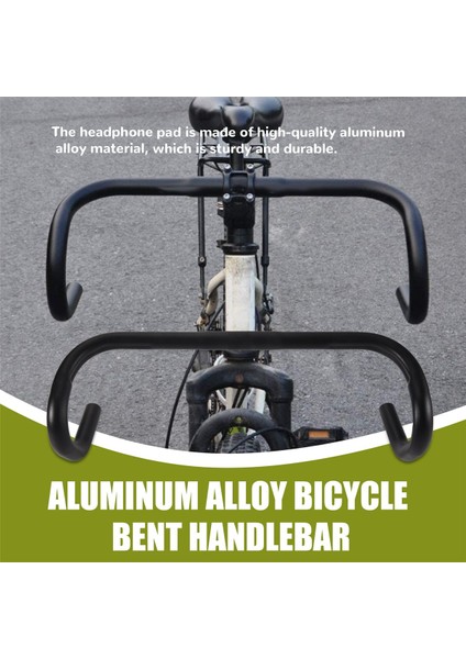 Yol Bisikleti Bükülmüş Gidon Alüminyum Alaşımlı Bisiklet Desteği Gidonu (Yurt Dışından) fırsatları