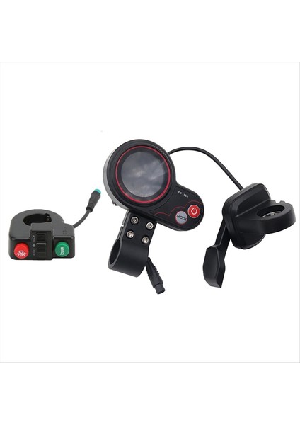 Kugoo M4/m4 Pro Için Başparmak Gaz Kelebeği LCD Ekranı + Anahtar Düğmesi (Yurt Dışından)