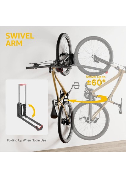 Döner Bisiklet Duvar Askısı, Garaj Için Yol Bisikleti Duvar Askısı (Yurt Dışından) fiyatları