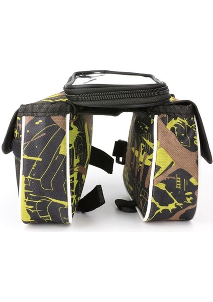 Bisiklet Çantası Dağcılık Ekipmanları Kamuflaj Sele Cep Telefonu Çantası (Yurt Dışından) fırsatları