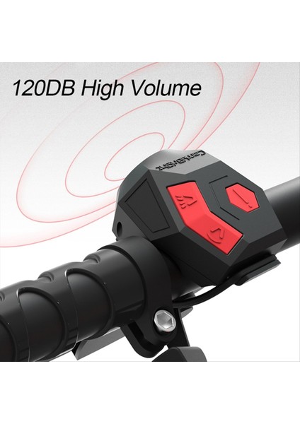 Bisiklet Gidonu Bisiklet Alarmı Zil Sesi 120DB Yüksek Sesli Korna (Yurt Dışından) fırsatları