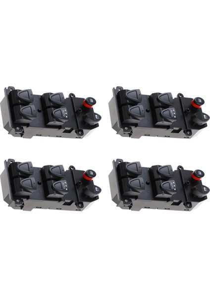 Honda Civic Için 4x 2006-2010 Elektrik Ana Kontrol Gücü Kaldırıcı Pencere Anahtarı 35750-SNA-A130-M1 35750SNAA130M1 Rhd (Yurt Dışından)