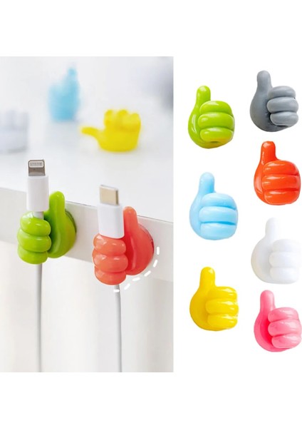 4 Adet Kablo Sarma Aparatı Airfry + 10 Adet Renkli Kablo Sabitleyici Klipsler - 4 Lü Set 5hblt6 indirimleri