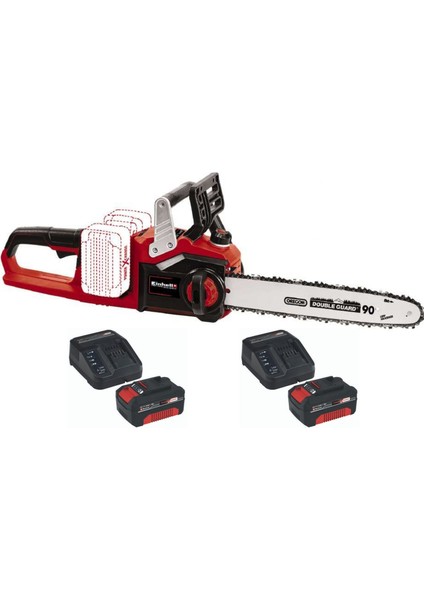 GE-LC 36/35 Li- Akülü Ağaç Kesme Makinesi 18V 2 x 4.0 Ah + Şarj Cihazı